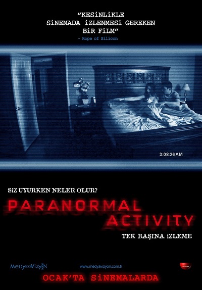Paranormal Activity 1 Türkçe Dublaj izle